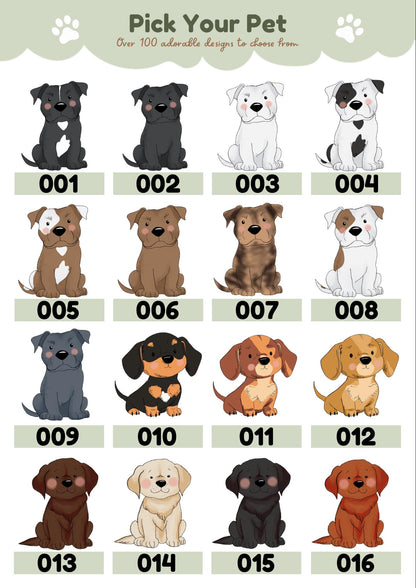 Pet Sticker – 020 Cavoodle Brown