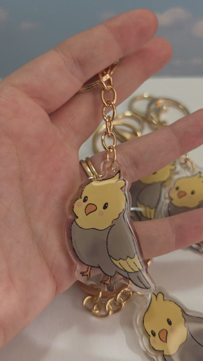 Pet Keychain 092 - Cockatiel - Bird
