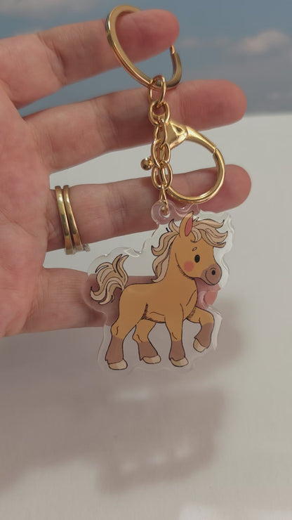 Pet Keychain 103 - Fawn - Horse