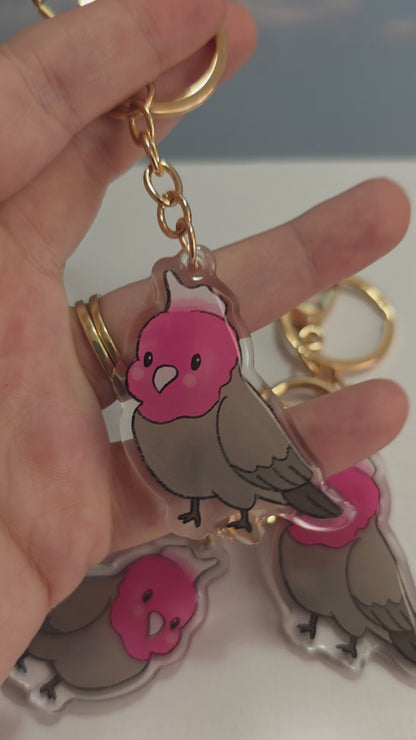 Pet Keychain 089 - Galah - Bird