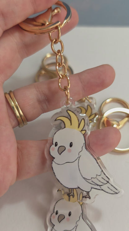 Pet Keychain 088 - Cockatoo - Bird