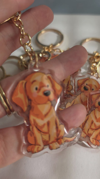 Pet Keychain 067 - Golden - Vizsla