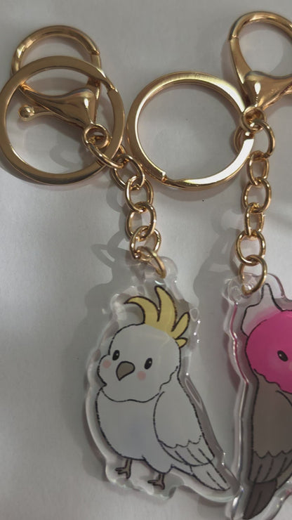 Pet Keychain 089 - Galah - Bird