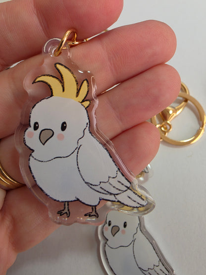 Pet Keychain 088 - Cockatoo - Bird
