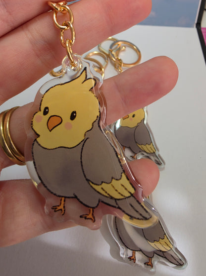 Pet Keychain 092 - Cockatiel - Bird