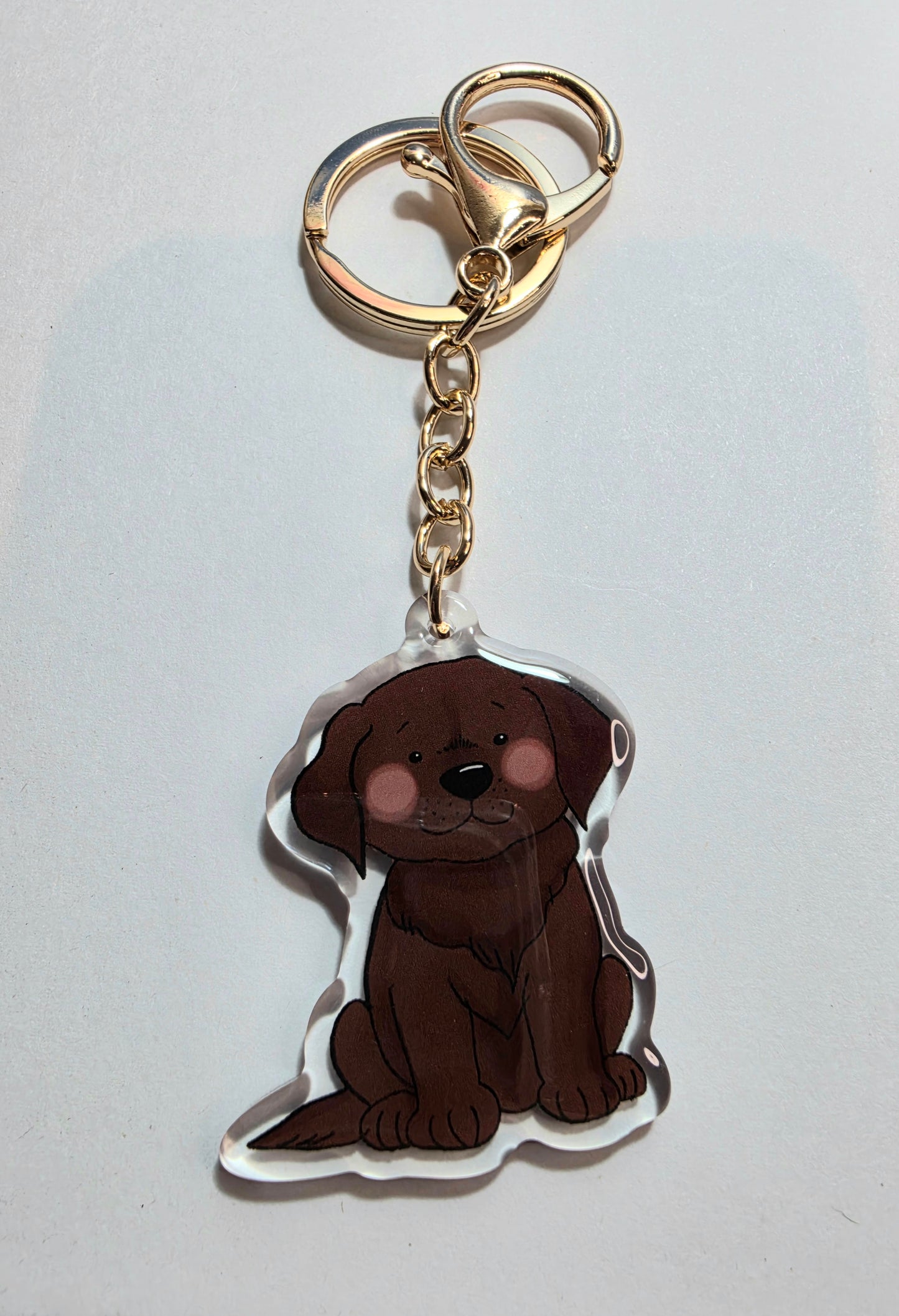 Pet Keychain 013 - Chocolate - Labrador Retriever