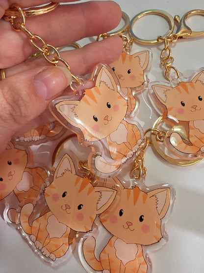 Pet Keychain 083 - Ginger - Cat