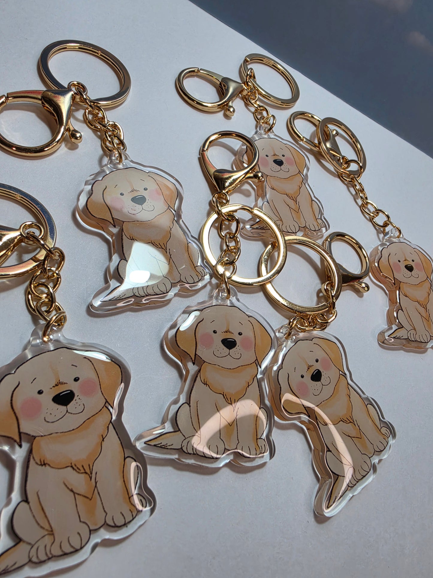 Pet Keychain 014 - Golden - Labrador Retriever