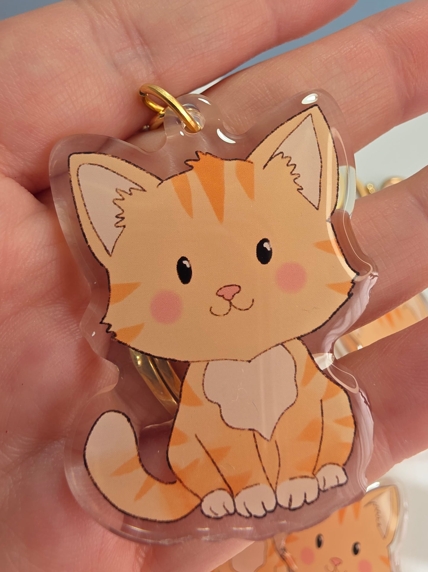 Pet Keychain 083 - Ginger - Cat