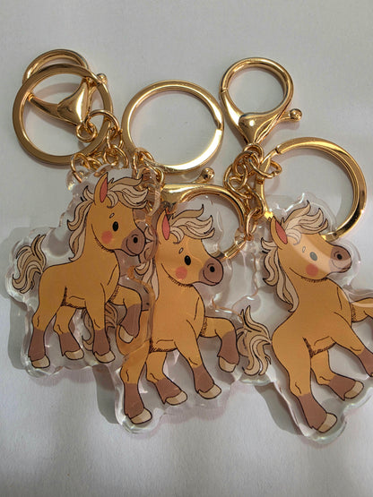 Pet Keychain 103 - Fawn - Horse