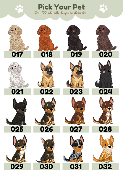 Pet Sticker – 013 Labrador Retriever Chocolate