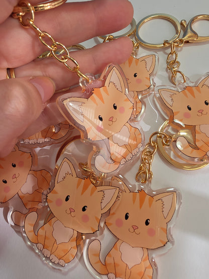 Pet Keychain 083 - Ginger - Cat