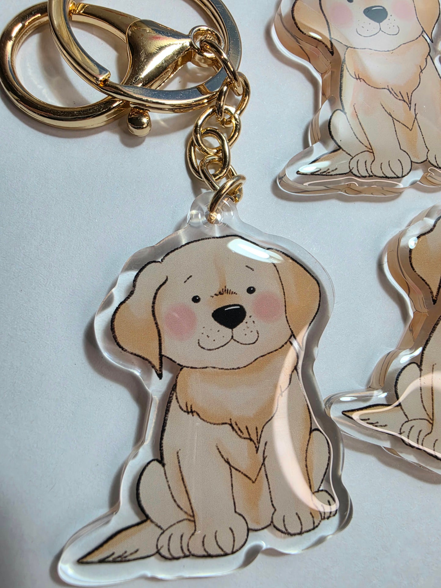 Pet Keychain 014 - Golden - Labrador Retriever