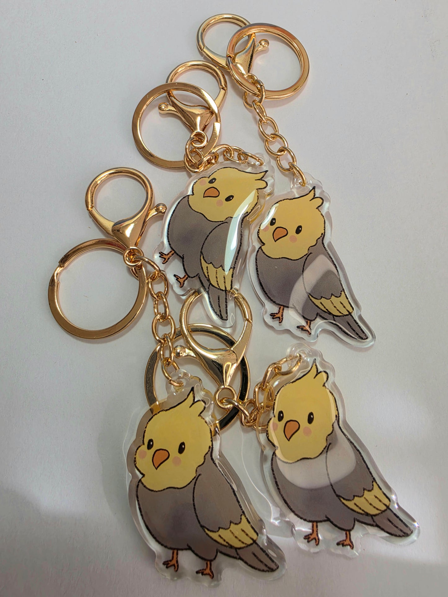 Pet Keychain 092 - Cockatiel - Bird