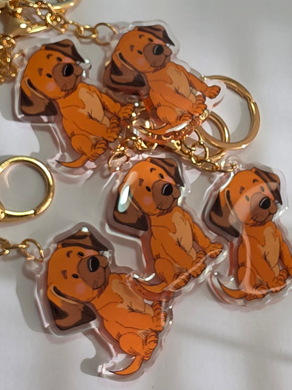 Pet Keychain 072 - Tan - Rhodesian Ridgeback