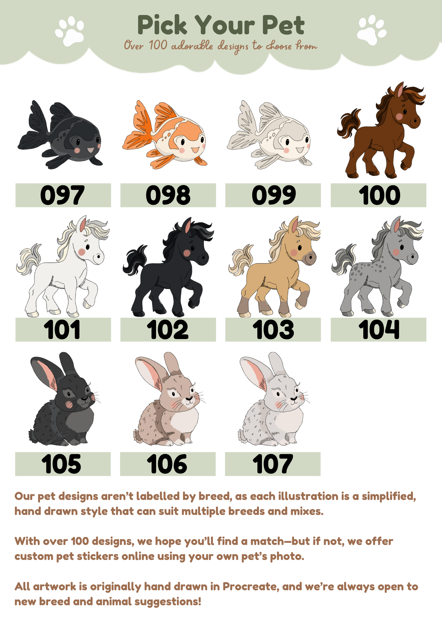 Pet Sticker – 013 Labrador Retriever Chocolate
