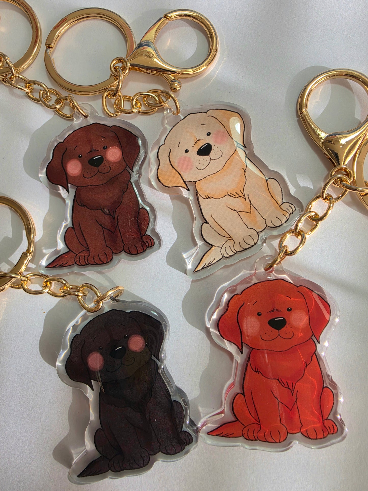 Pet Keychain 013 - Chocolate - Labrador Retriever