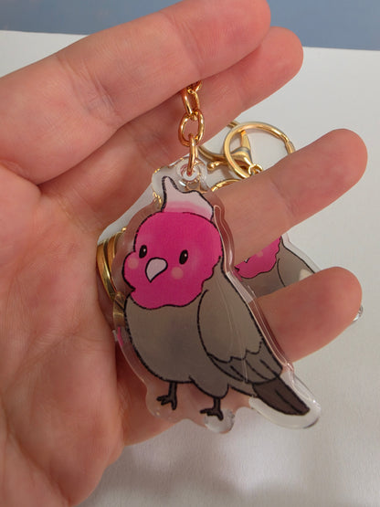 Pet Keychain 089 - Galah - Bird