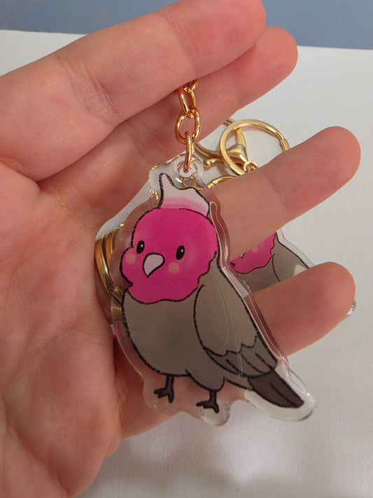 Pet Keychain 089 - Galah - Bird