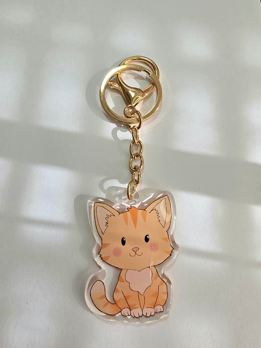 Pet Keychain 083 - Ginger - Cat