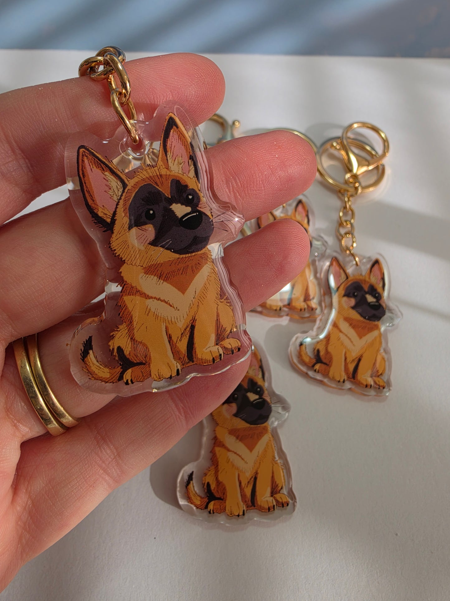 Pet Keychain 022 - Belgian Malanois