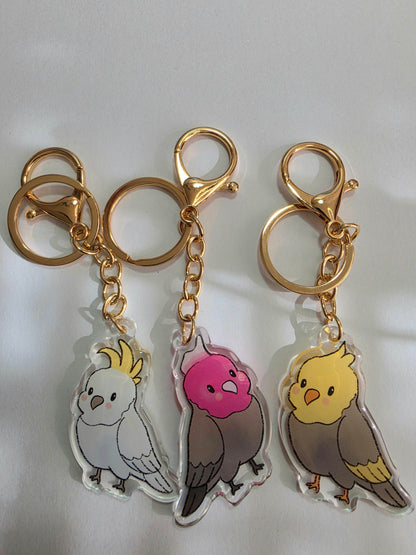Pet Keychain 092 - Cockatiel - Bird