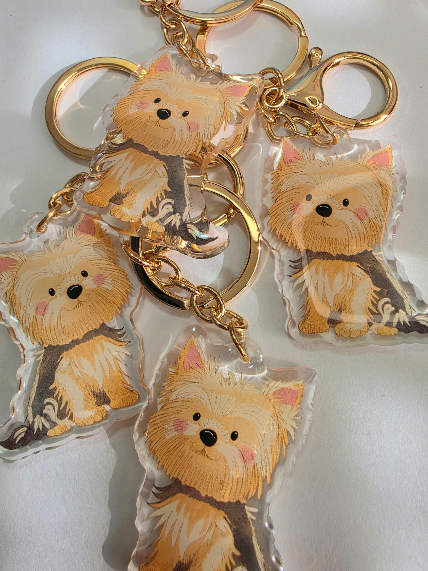 Pet Keychain 053 - Fawn - Yorkshire Terrier