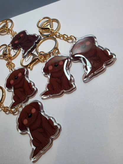 Pet Keychain 013 - Chocolate - Labrador Retriever