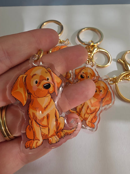 Pet Keychain 067 - Golden - Vizsla