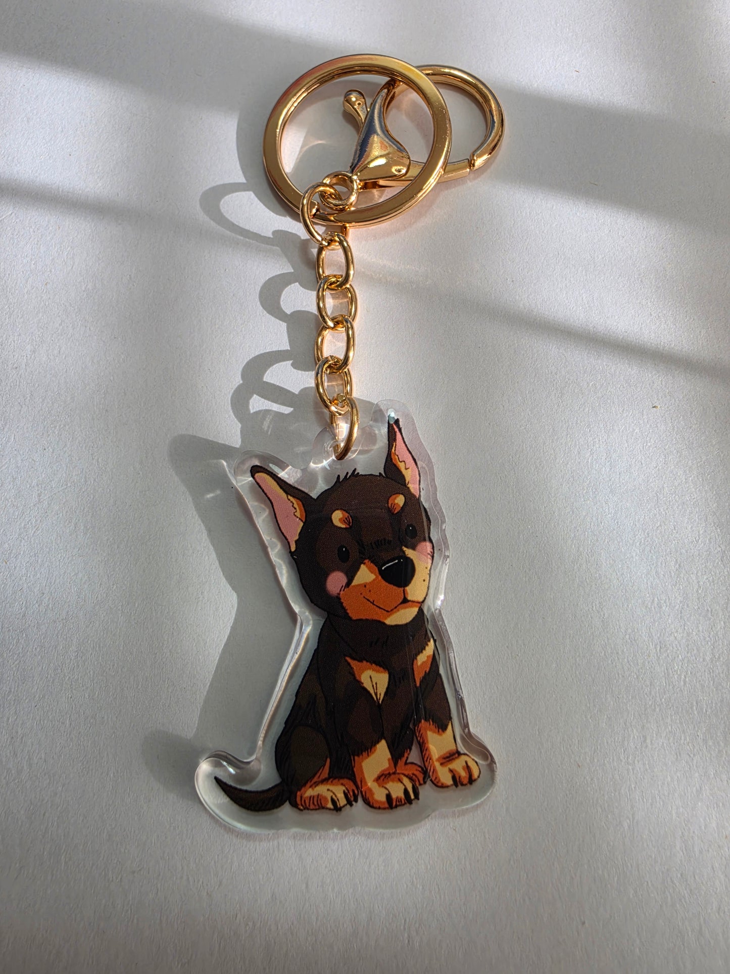 Pet Keychain 030 - Doberman