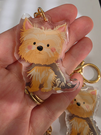 Pet Keychain 053 - Fawn - Yorkshire Terrier