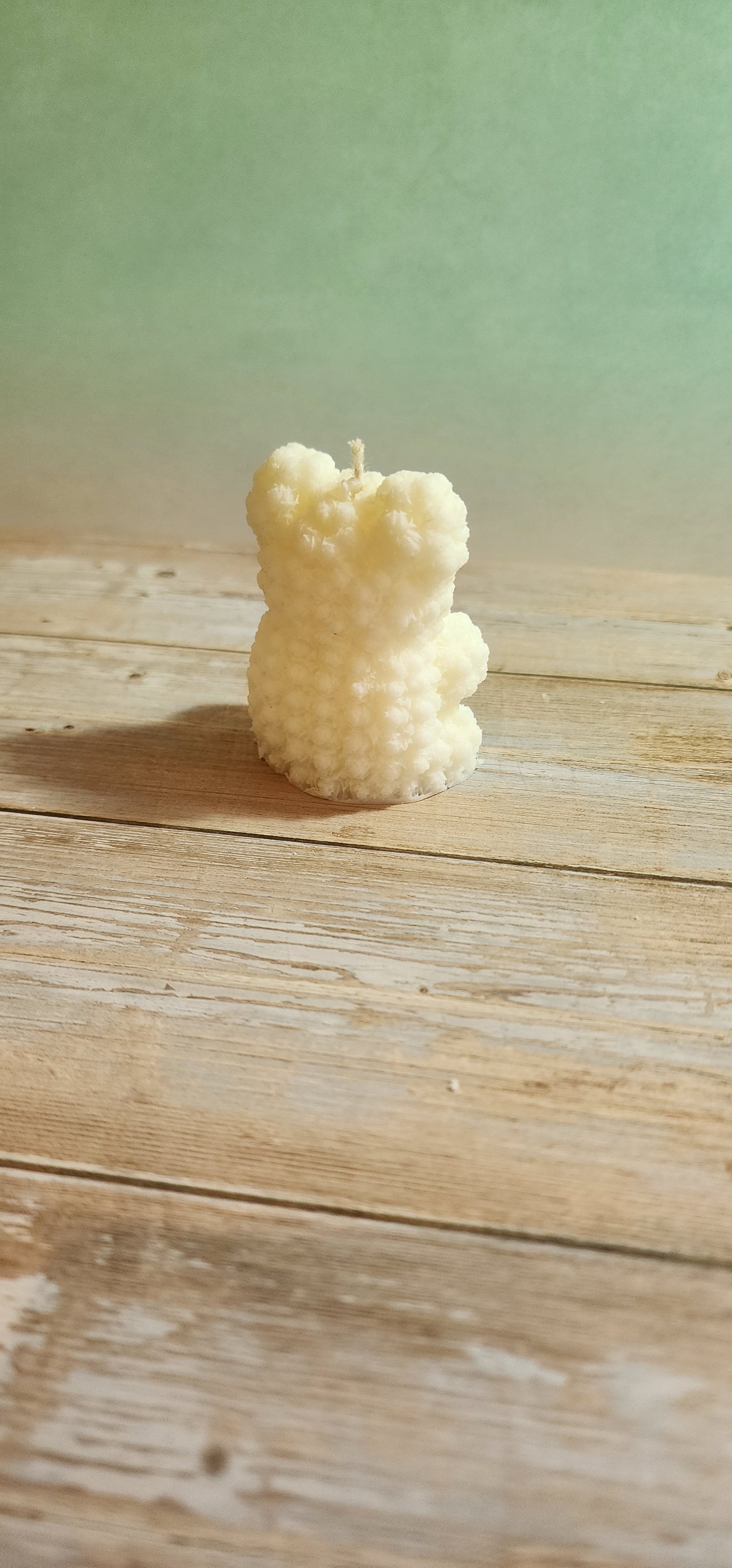 Teddy Bear Pillar Candle