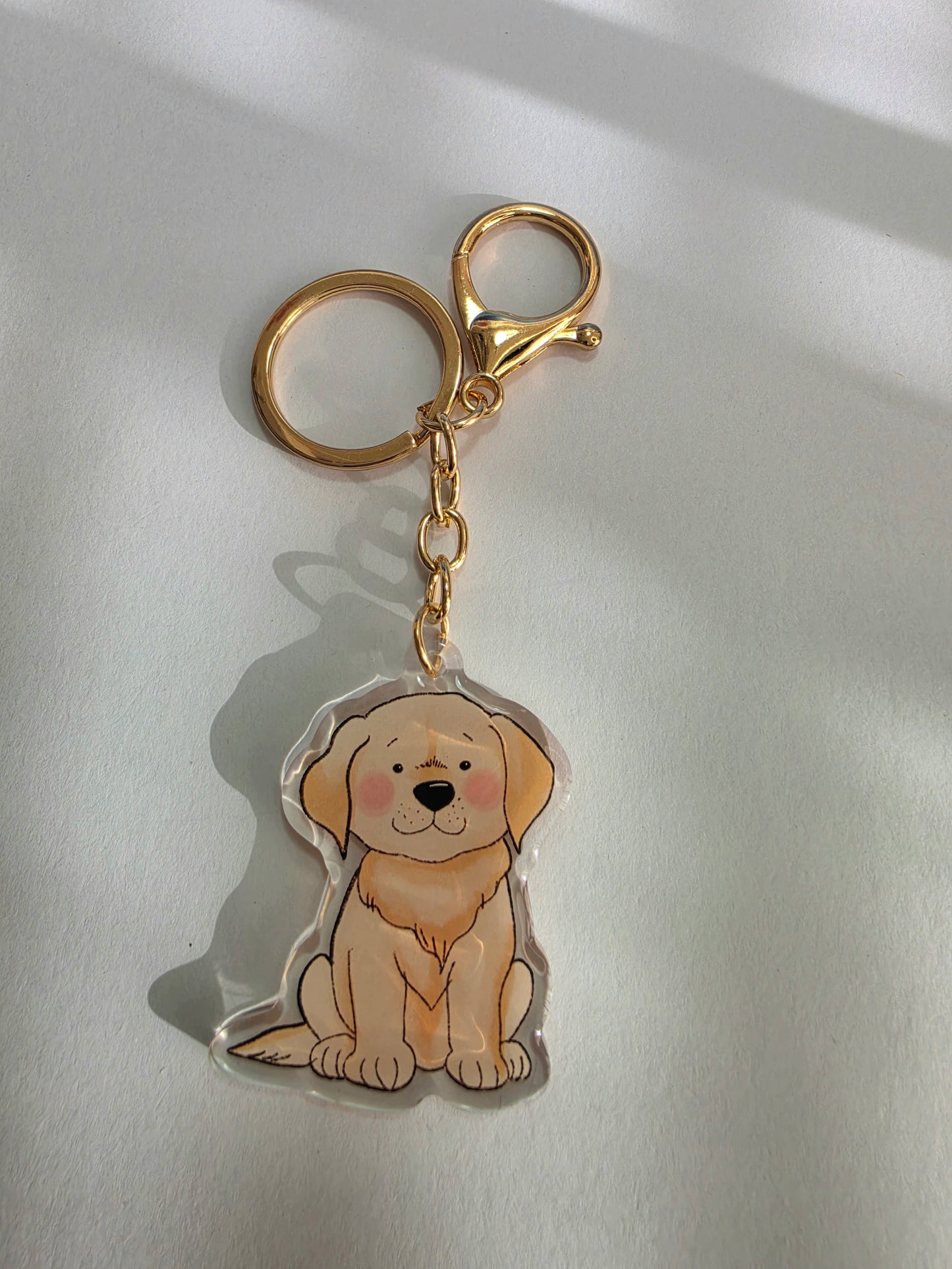 Pet Keychain 014 - Golden - Labrador Retriever