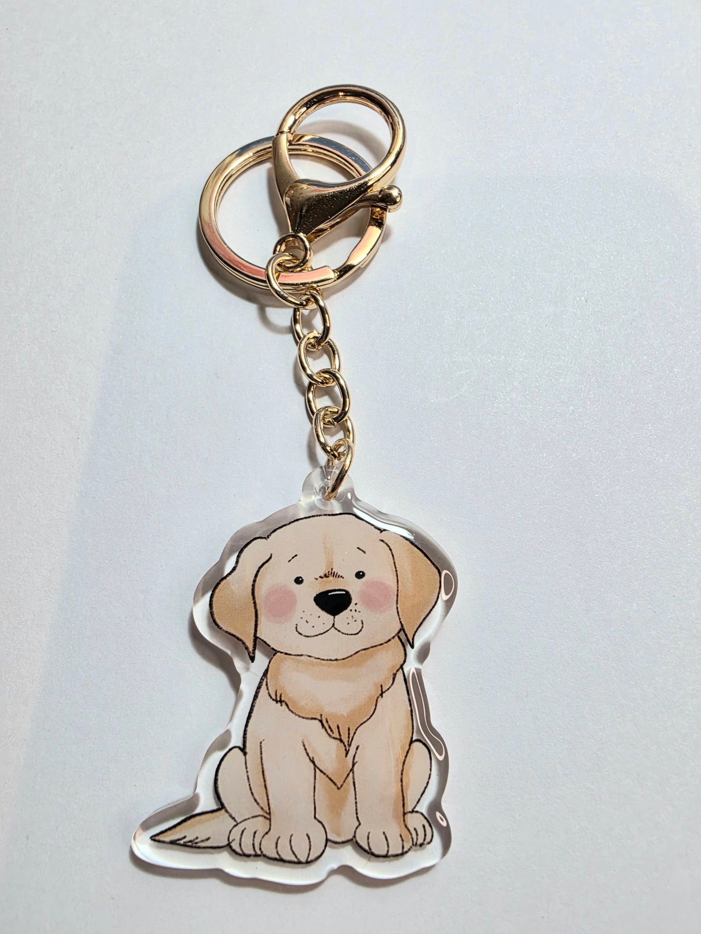 Pet Keychain 014 - Golden - Labrador Retriever