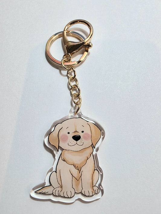 Pet Keychain 014 - Golden - Labrador Retriever