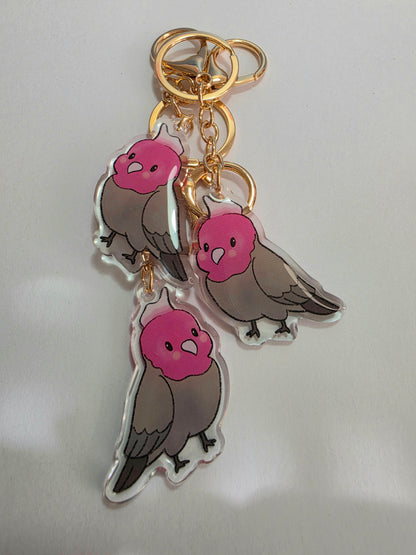 Pet Keychain 089 - Galah - Bird